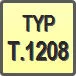 Piktogram - Typ: T.1208